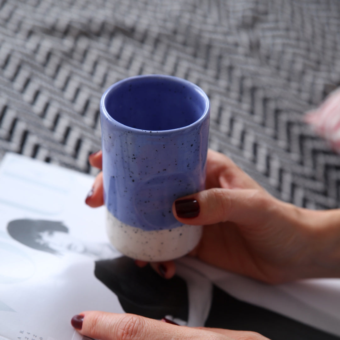 Blue Peace Seramik Fincan Mavi