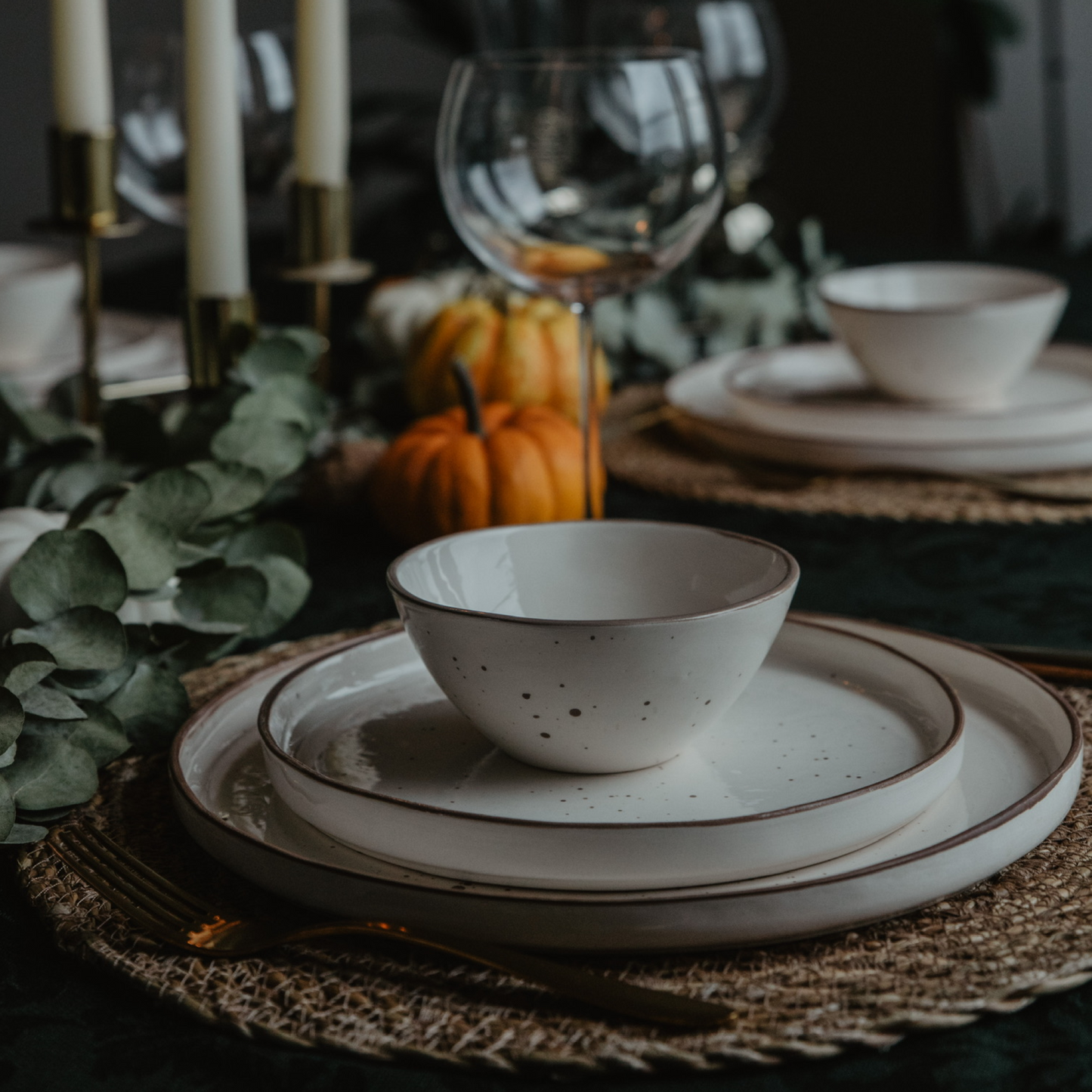 Point Seramik Kase Beyaz