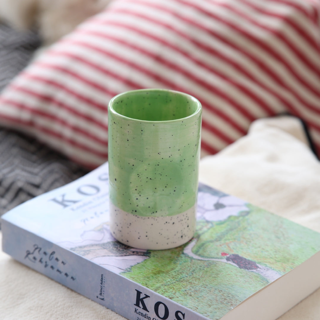 Green Peace Seramik Fincan Yeşil