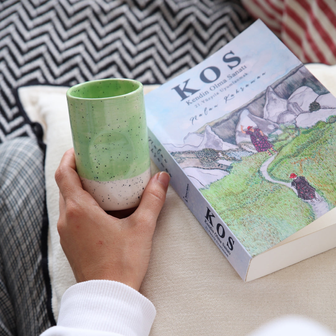 Green Peace Seramik Fincan Yeşil