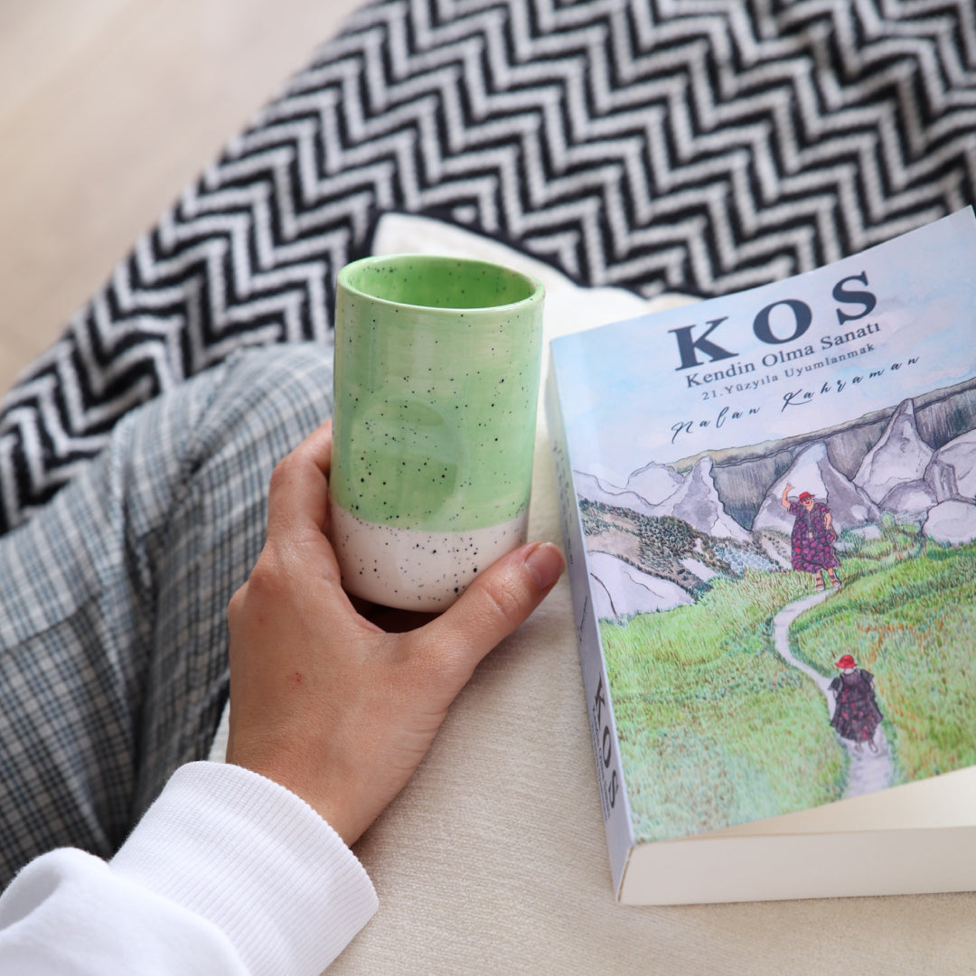 Green Peace Seramik Fincan Yeşil