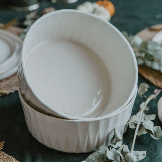 Nature Seramik Kase Beyaz