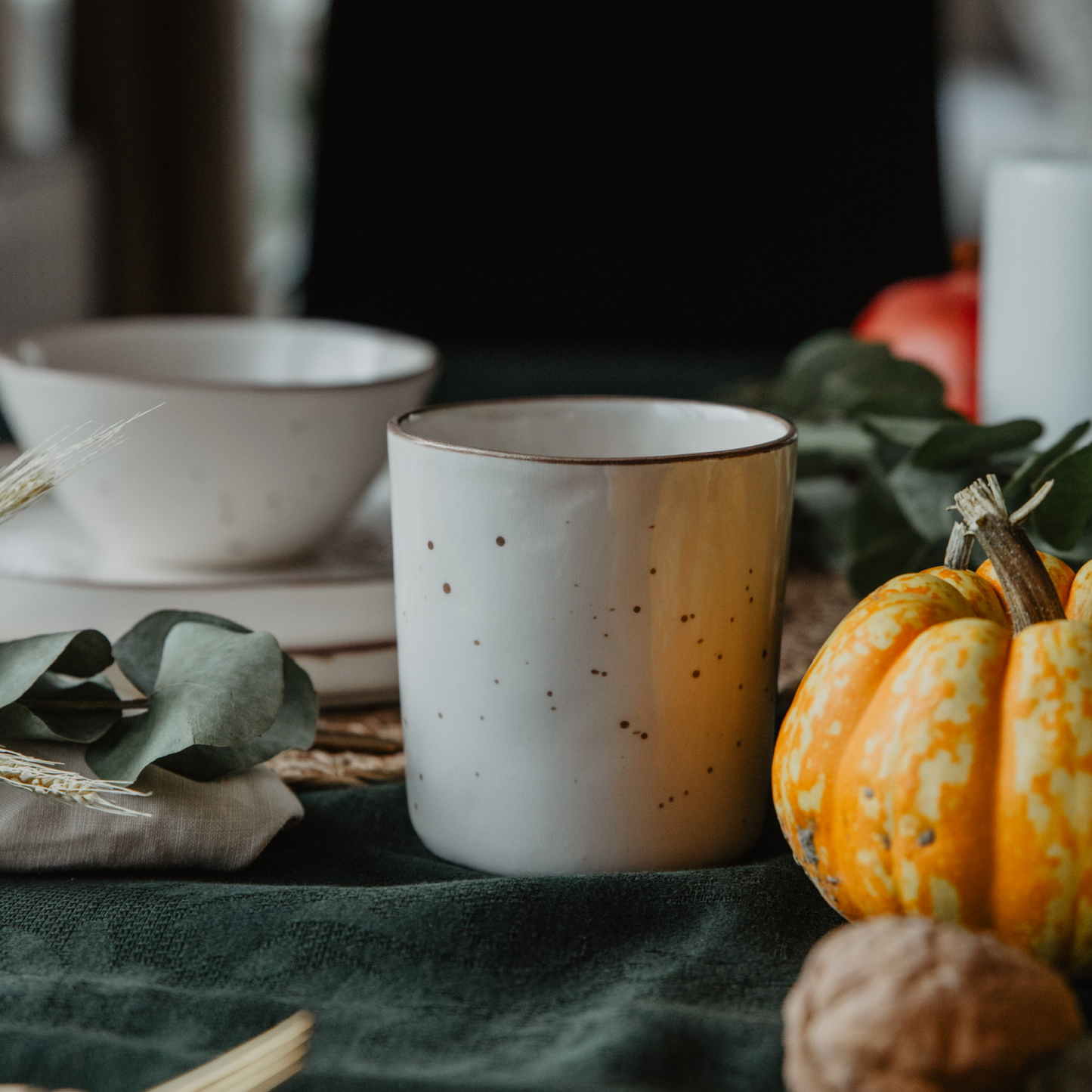 Point Seramik Bardak Beyaz