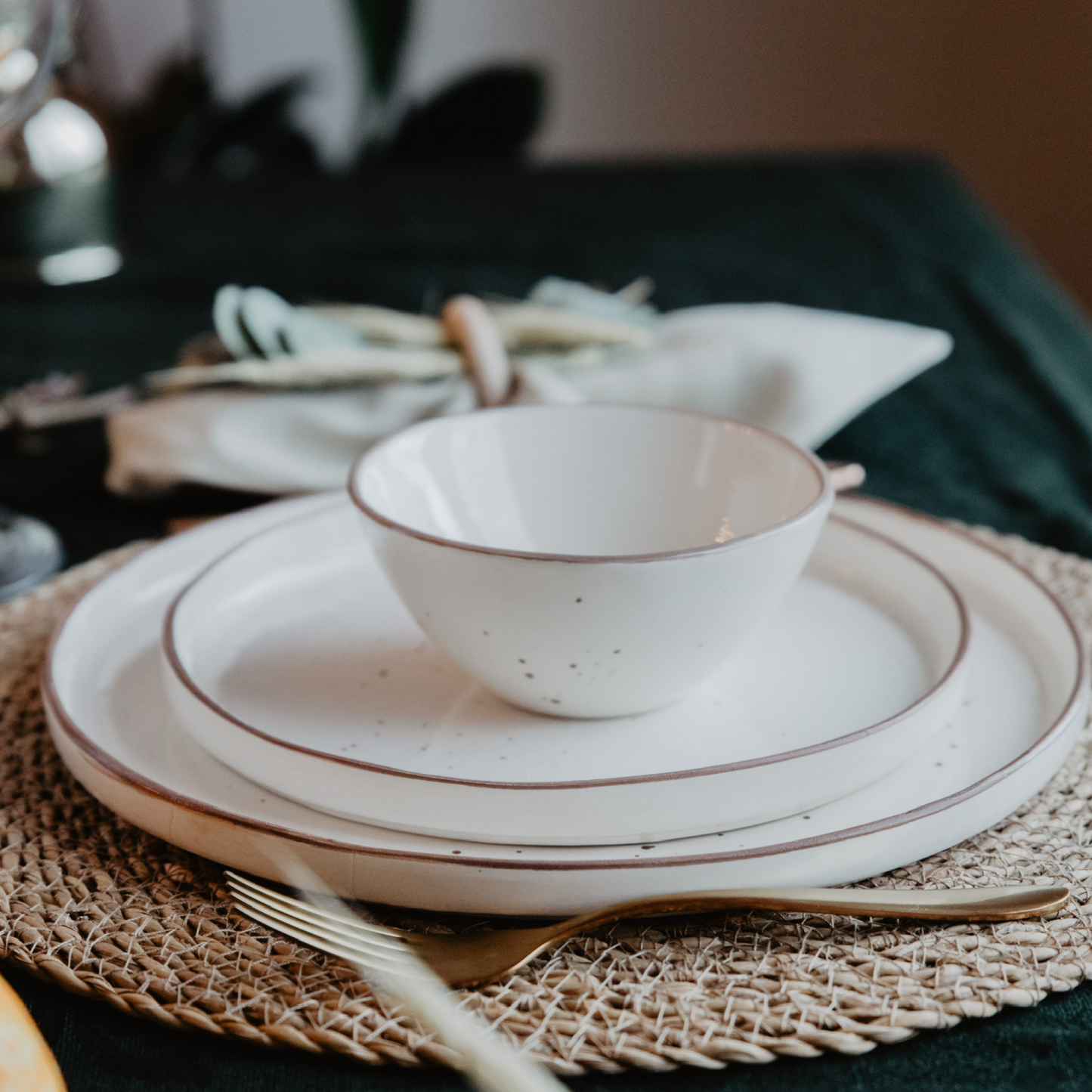 Point Seramik Kase Beyaz