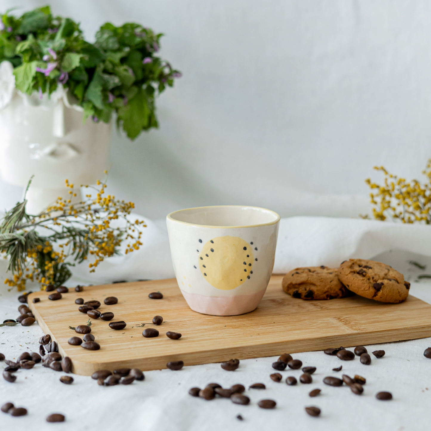 Spring Seramik Fincan