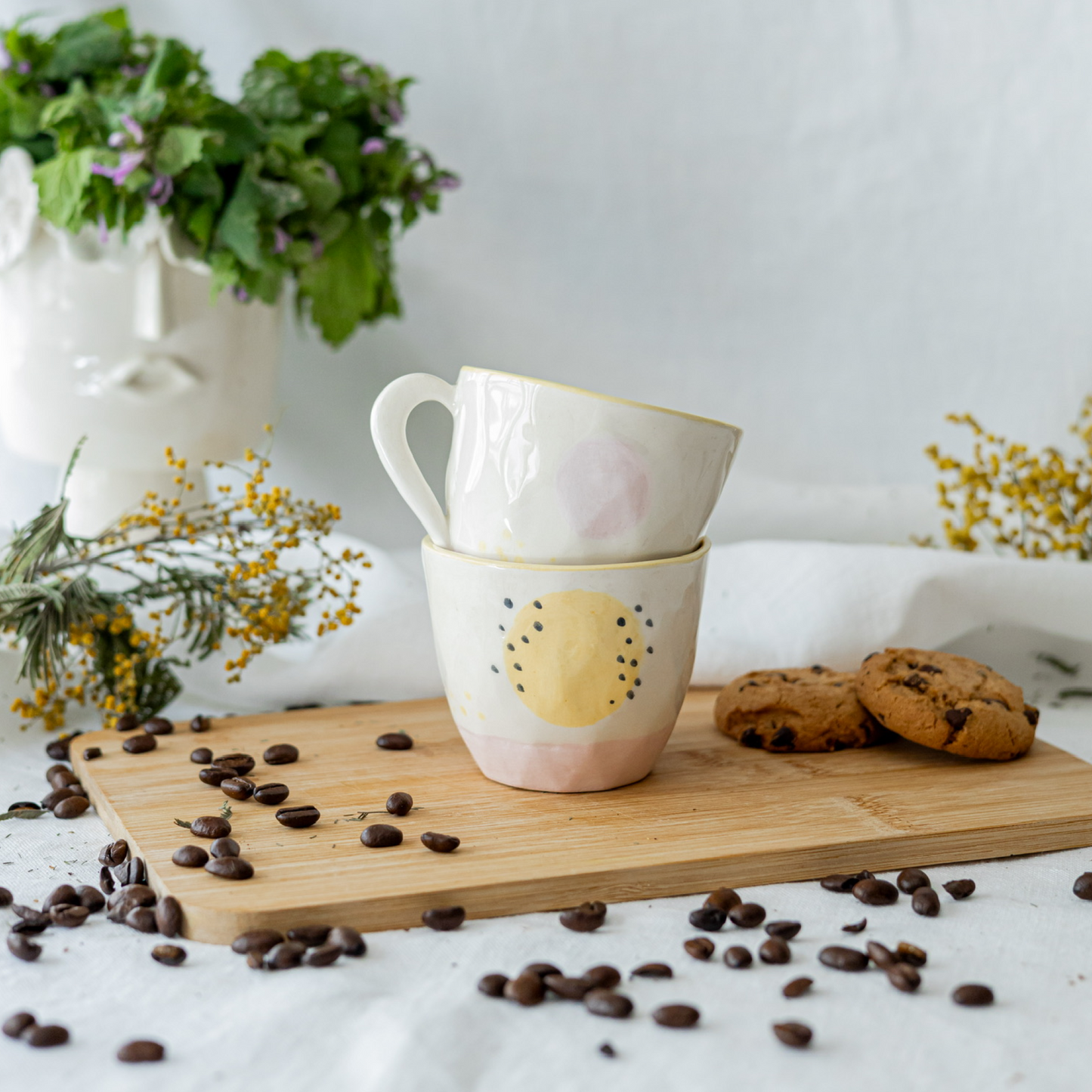 Spring Seramik Fincan