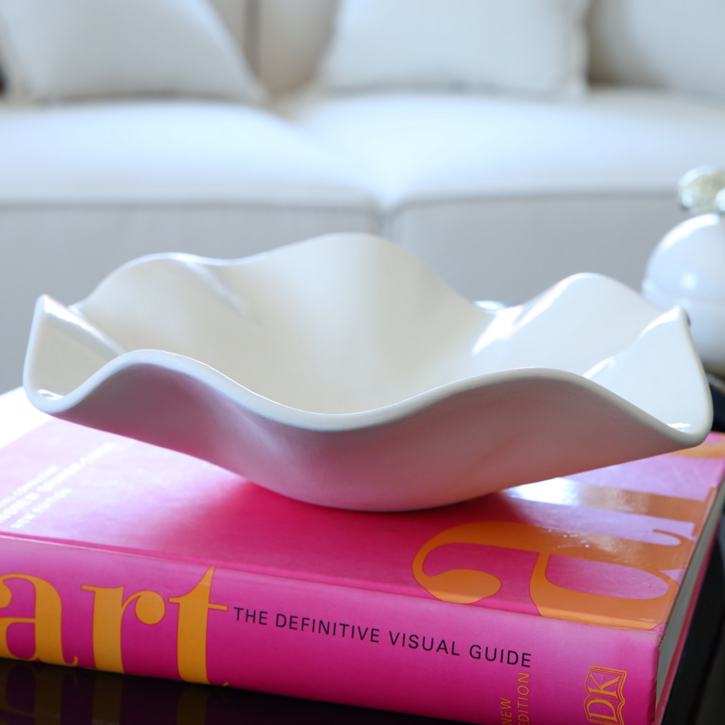 Wave Seramik Kase Beyaz